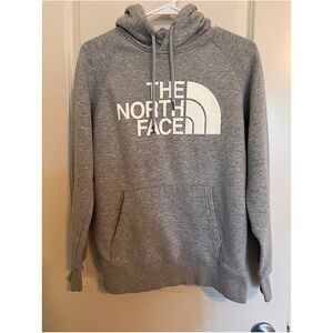 The North Face Gray Sweater with Iconic Logo